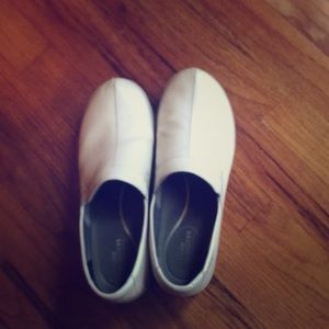 White Dansko clogs